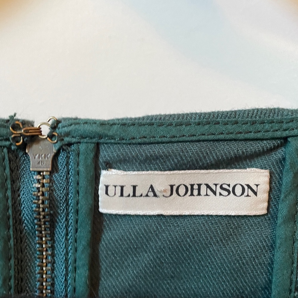 Ulla Johnson Malie Denim Top in Teal Size 2 - Picture 14 of 16